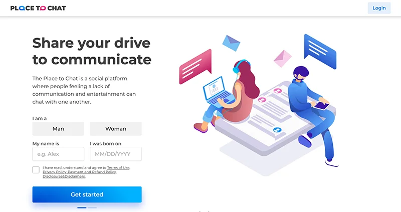 placetochat site