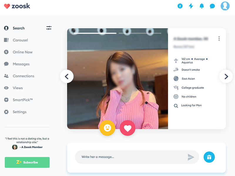 zoosk search