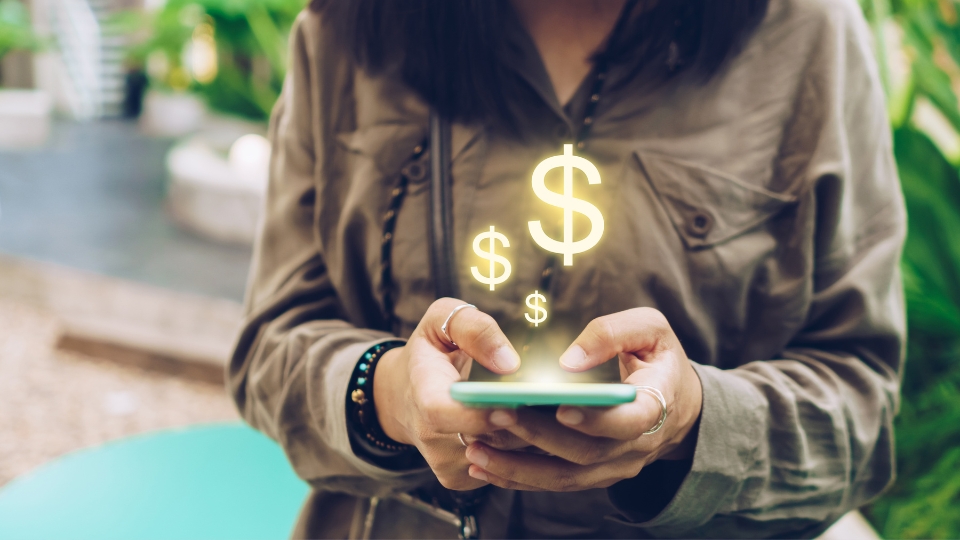 woman looking for millionaire